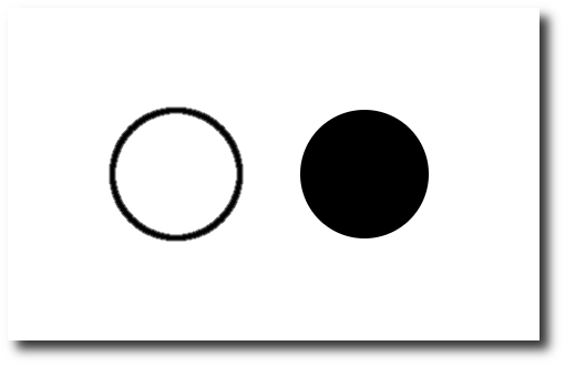 Black White Circle in Circle Logo - A Gimp circle tutorial: How to draw a circle in Gimp