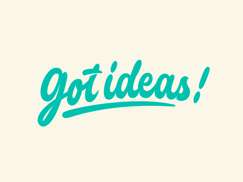 Got Ideas Logo - Got Ideas! for Design Studio by Yevdokimov Kirill. Dribbble