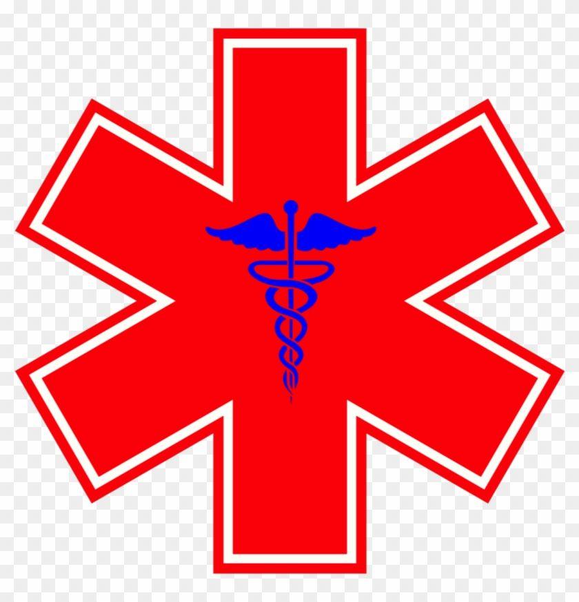 Red Star of Life Logo - Medical Star Of Life Transparent PNG Clipart Image