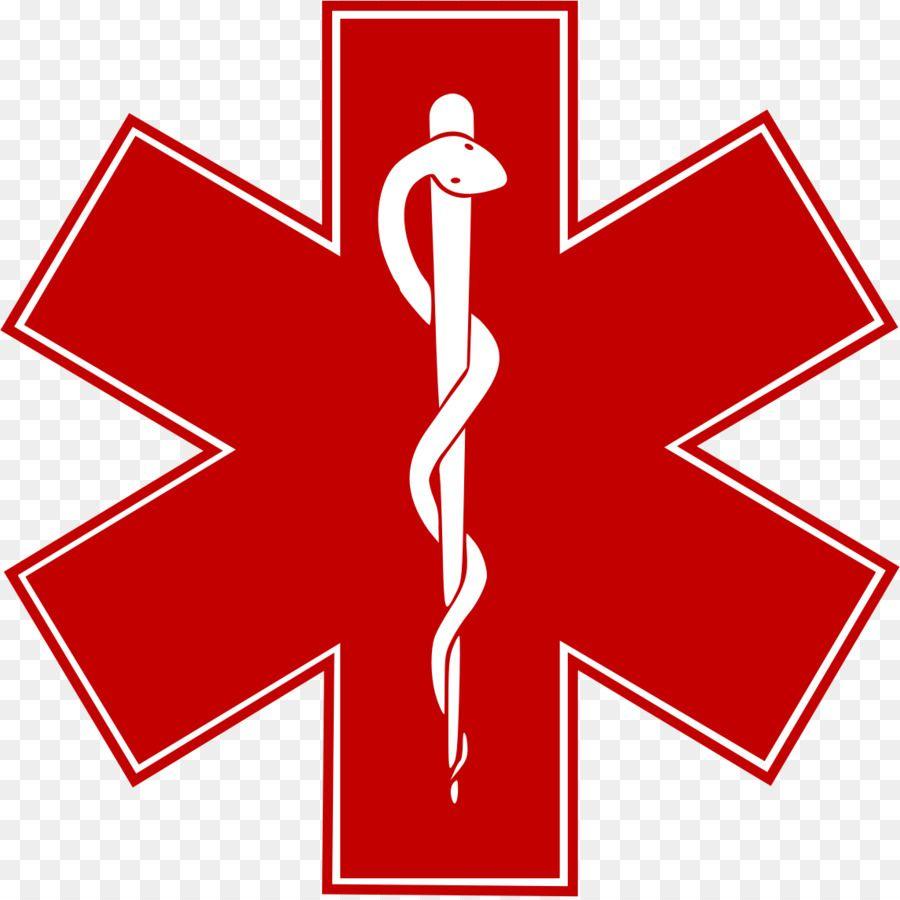 Red Star of Life Logo - Star of Life Emergency medical services Symbol Clip art - ambulance ...