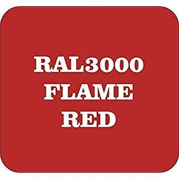 Flame On Red Rectangle Logo - XtremeAuto FLAME RED Heat Resistant Paint 250ML Brush ON: Amazon.co ...