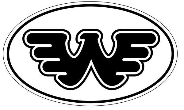 Waylon Jennings Logo - Flying W Sticker Jennings Merch Co