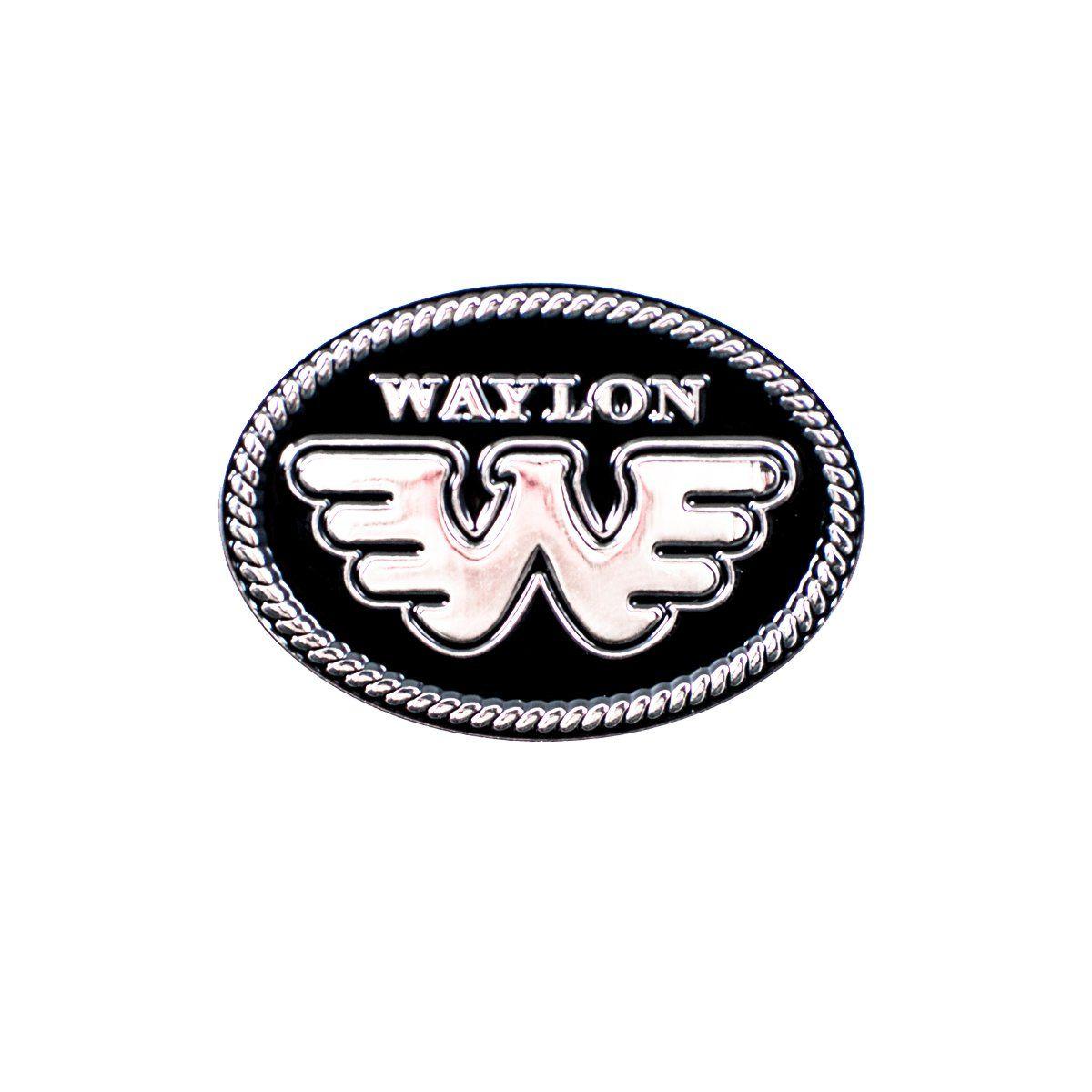 Waylon Jennings Logo - Waylon Jennings Flying W Oval Logo Trucker Hat - Waylon Jennings ...
