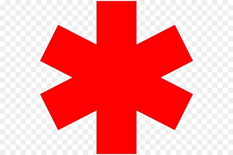 Red Star of Life Logo - Star of Life Symbol Emergency medical services Clip art