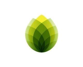 Green Flower Logo - Best Logos Green Growth image on Designspiration