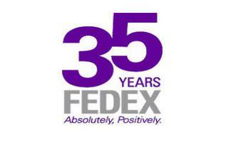 First Federal Express Logo - FedEx Absolutely, Positively Celebrates 35th Anniversary