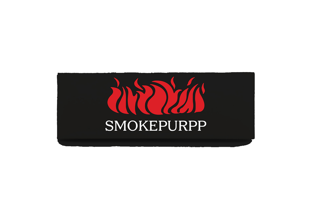Flame On Red Rectangle Logo - Flame Logo Rolling Papers