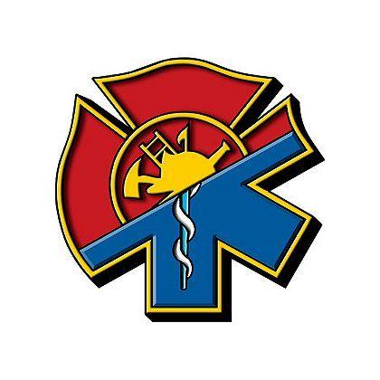 Red Star of Life Logo - TheFireStore Exclusive Maltese Cross Star Of Life Hybrid Decal