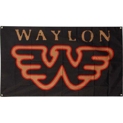 Waylon Jennings Logo - Flying W Flag. Waylon jennings merch