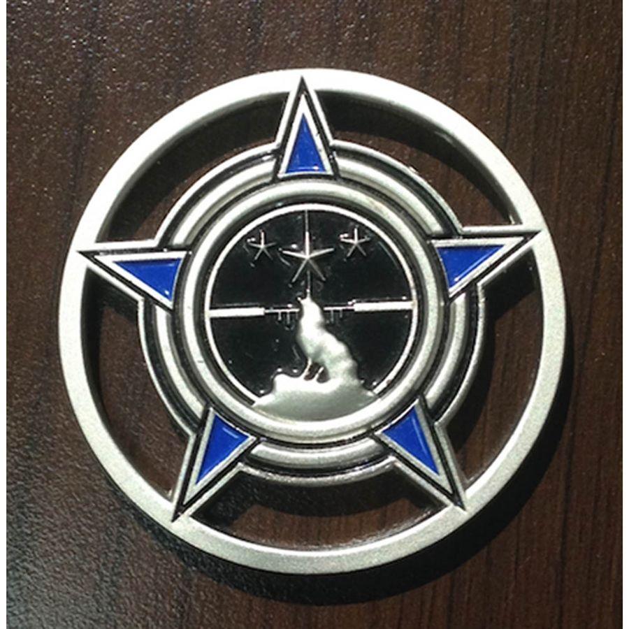 Wolf Hunter Logo - Certified Wolfhunter® Police Challenge Coin