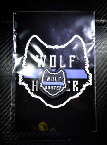 Wolf Hunter Logo - The Thread Remedy TTR Wolf Hunter V2 Ranger Patch Blue Line LEO