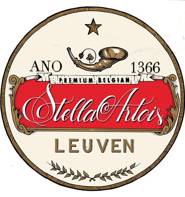 Stella Artois Logo - Stella Artois - Lettering on Pantone Canvas Gallery