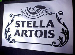Stella Artois Logo - high detail airbrush stencil stella artois logo FREE UK POSTAGE