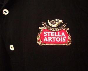 Stella Artois Logo - STELLA ARTOIS lrg long-sleeves polo shirt Belgium beer logo ...