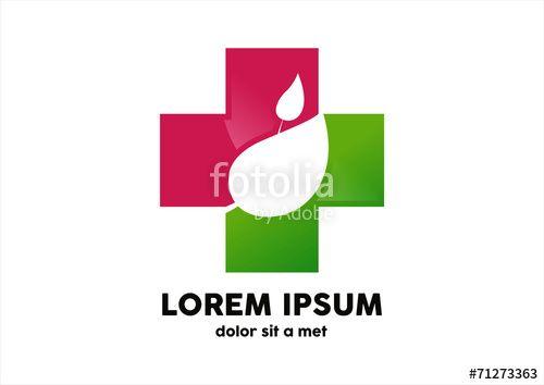 Medic Cross Logo - Medical pharmacy logo design template medic cross icon Stock image