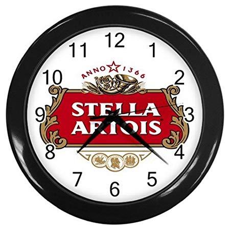 Stella Artois Logo - Stella Artois Beer Logo Wall Clock (Black) 10