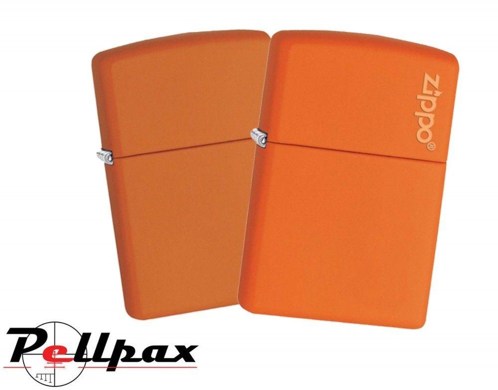 Orange W Logo - Zippo Orange Matte Classic & w/ Logo - Zippo Lighters & Accessories ...