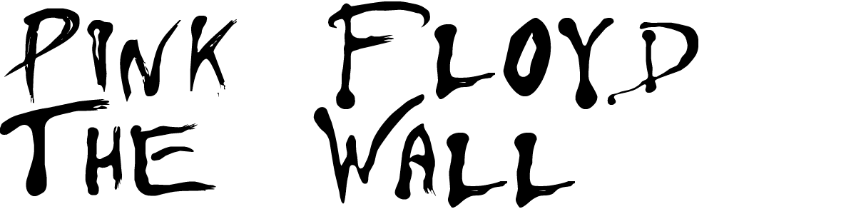 Pink Floyd the Wall Logo - Pink Floyd 'The Wall' font download