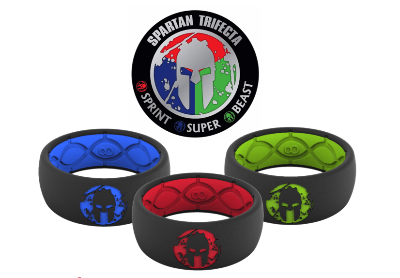 Spartan Trifecta Logo - Spartan Trifecta Silicone Rings - Original - Save $30 | Groove Life ...
