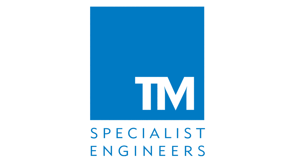 Blue TM Logo - Logo Design for TM Specialist Engineers. West Midlands Graphic Design