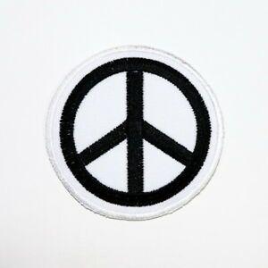 Hippie Peace Sign Logo - Hippie 70s fashion Peace Sign Symbol Emblem Jacket Shirt Backpack ...