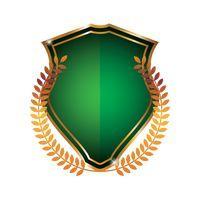 Green and Gold Shield Logo - Icon Icons Symbol Symbols Security Securities Privacy Private Secure ...