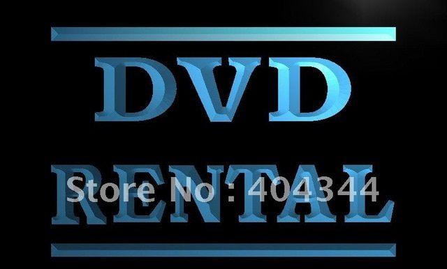 DVD Rental Logo - LB412 DVD Rental Shop Store LED Neon Light Sign home decor shop ...