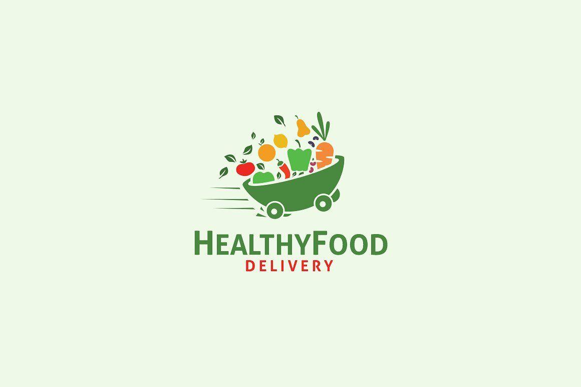 Healthy Food Logo - Healthy Food Delivery ~ Logo Templates ~ Creative Market