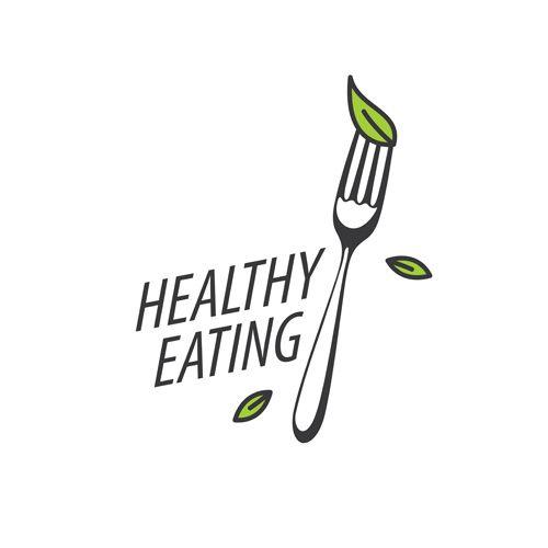 Eating Logo - Healthy eating logo design vector set 03 free download
