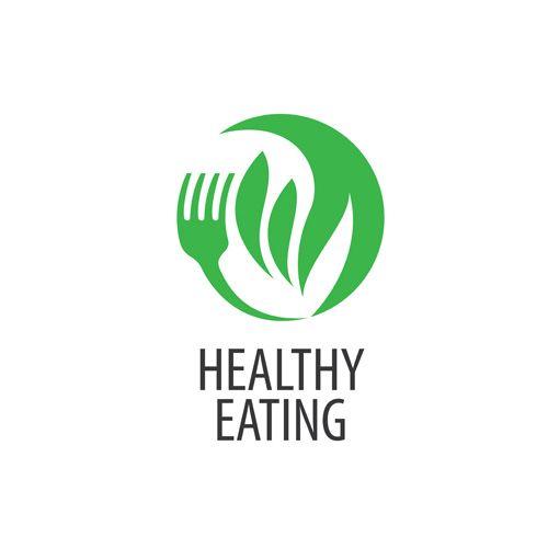 Eating Logo - Healthy eating logo design vector set 09 free download