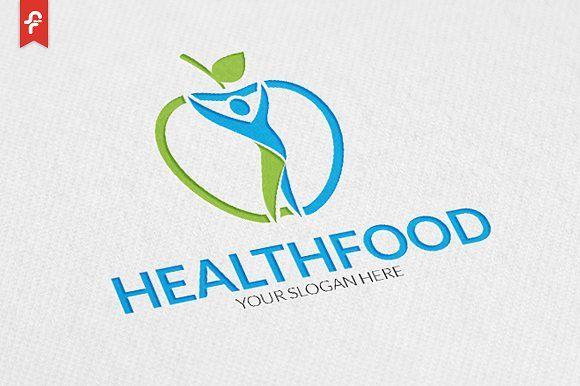 Healthy Food Logo - Health Food Logo ~ Logo Templates ~ Creative Market