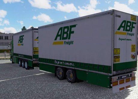 ABF Freight Logo - ETS2 Iveco Hi Way ABF (Freight) Tandem Mod