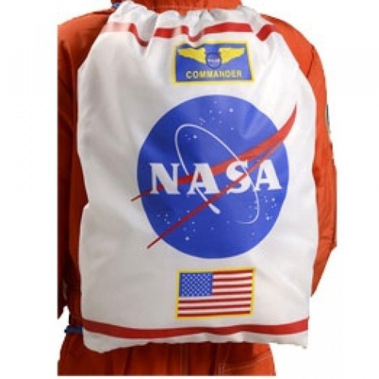 NASA Commander Logo - NASA Drawstring Backpack