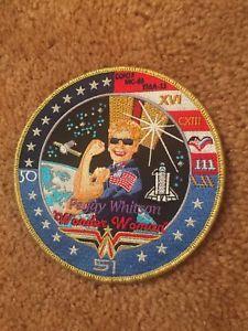 NASA Commander Logo - NASA Patch Wonder Woman Peggy Whitson Commander ISS Expedition Space ...