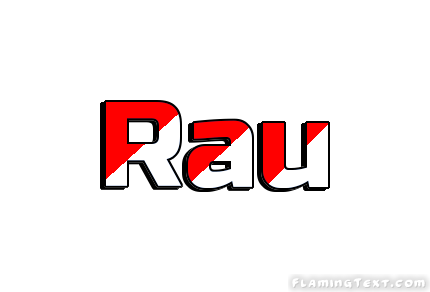 Rau Logo - Indonesia Logo. Free Logo Design Tool from Flaming Text