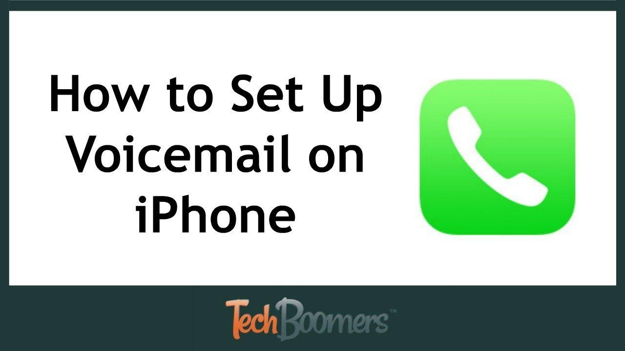 Voice Mail Logo - How to Set Up & Activate Voicemail on iPhone - YouTube