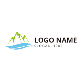 Mountain Outline Logo - Free Mountain Logo Designs. DesignEvo Logo Maker