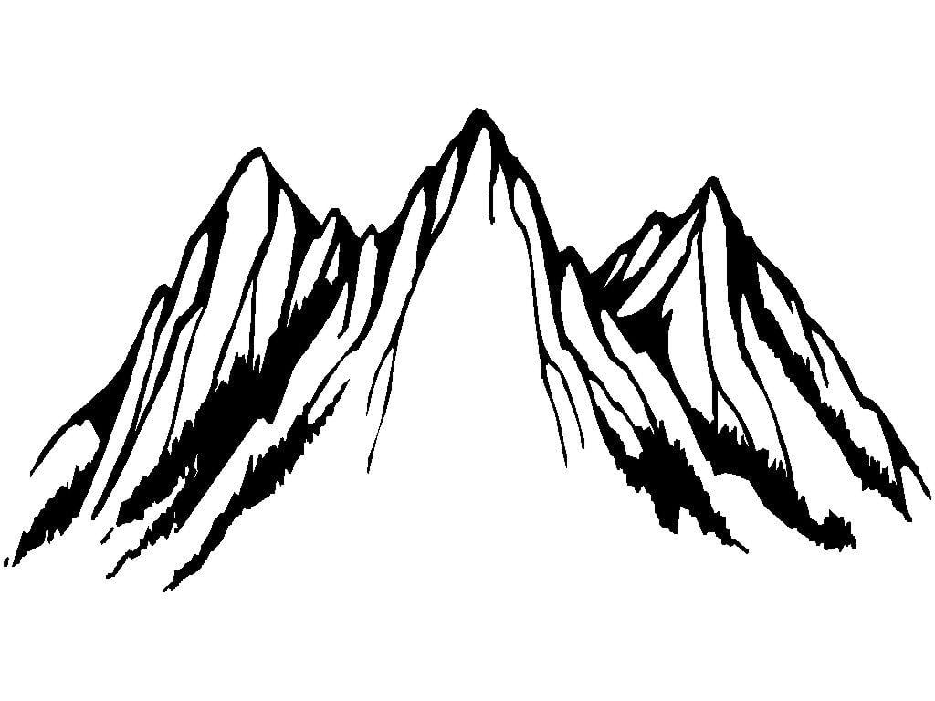 Mountain Outline Logo - Mountain outline png freeuse library jpeg