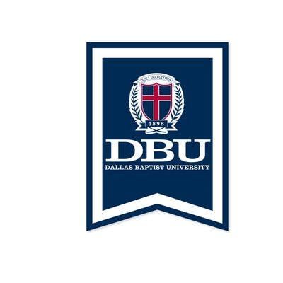 Dbu Logo - 18x24 Multi Color Vertical Dovetail Banner | The DBU Patriot Store