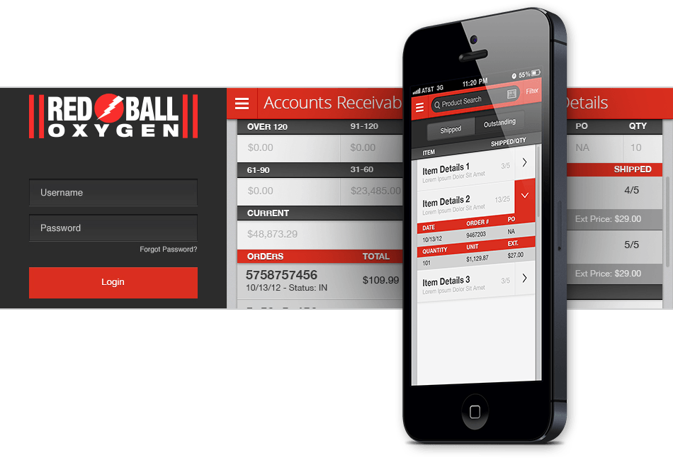 Red Ball Oxygen Logo - Showcase, Software & Mobile Apps by Ruby Shore Software