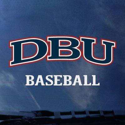 Dallas Baptist University Logo - Dallas Baptist University - Baseball Decal