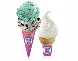 BR Ice Cream Logo - Baskin Robbins Ice Cream