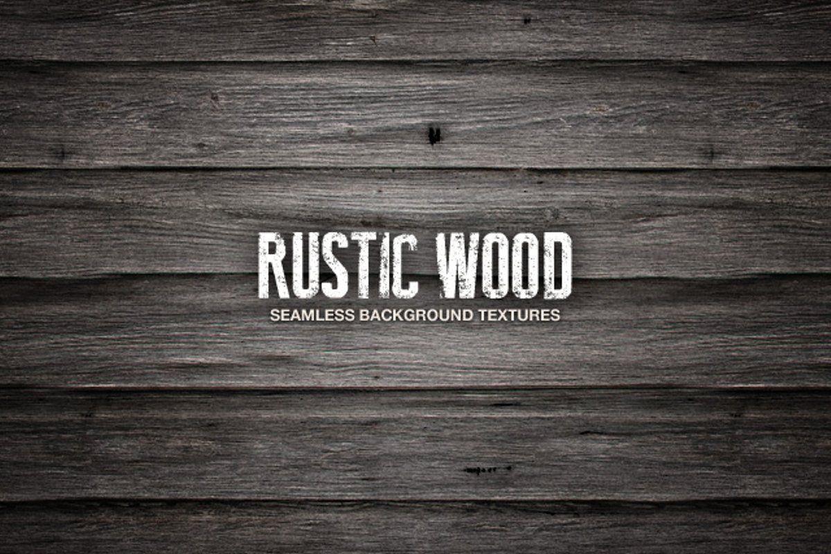 Rustic Wood Logo - Seamless Rustic Wood Textures — Medialoot