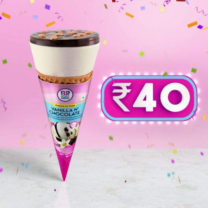 BR Ice Cream Logo - Baskin Robbins, Cuffe Parade Colaba, Mumbai Cream Menu