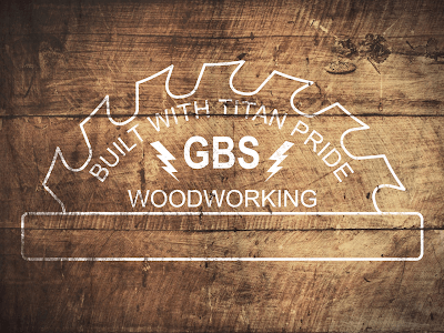 Rustic Wood Logo - GBS Woodworking