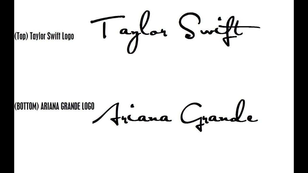 Taylor Swift Logo - Taylor Swift Logo Same Ariana Grande - YouTube
