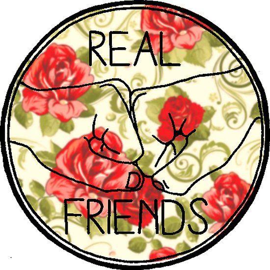 Flower and Friends Logo - Real Friends flower circle logo Photographic Prints