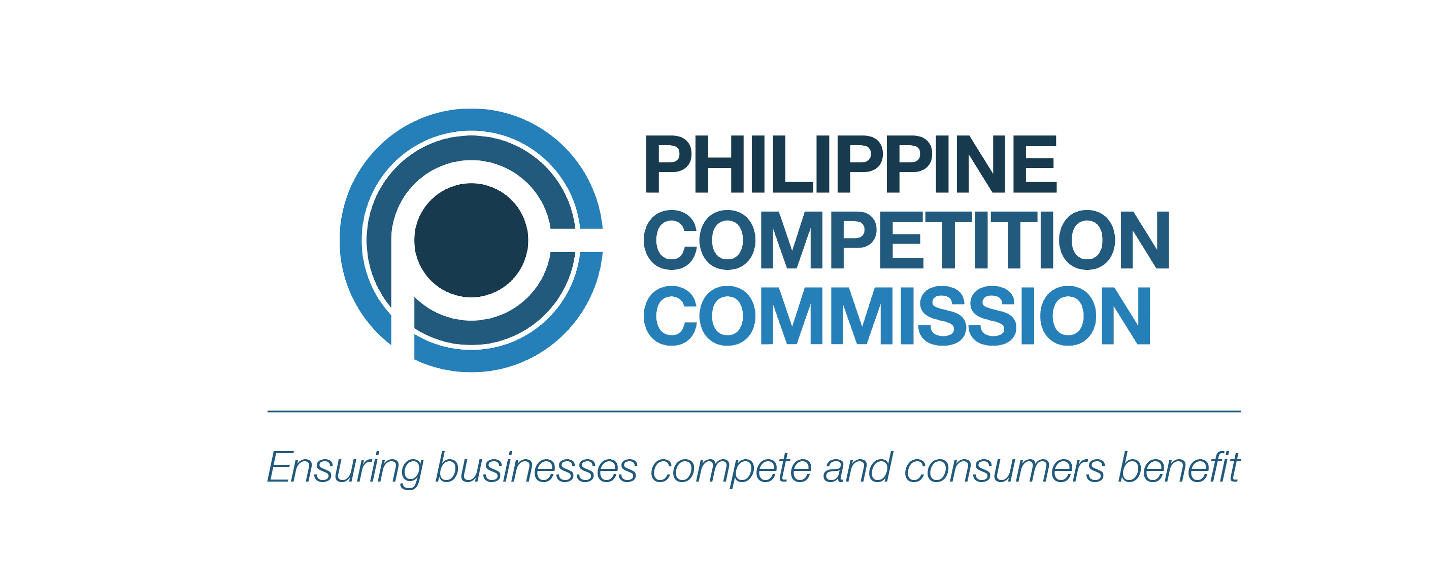 PCC Logo - PCC Logo Inline Negative_WithTagline 02. Philippine Competition
