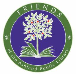 Flower and Friends Logo - Friends of the Ashland Public Library