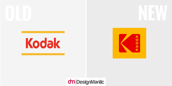 New Kodak Logo - Rebranding Wins And Fails Of 2016. DesignMantic: The Design Shop